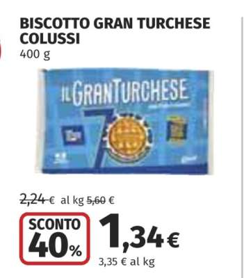 BISCOTTO GRAN TURCHESE COLUSSI