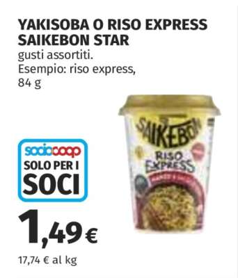 Yakisoba o Riso Express Saikebon Star