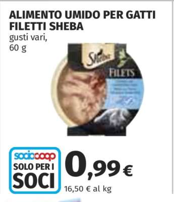 Alimento Umido per Gatti Filetti Sheba