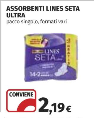 Assorbenti Lines Seta Ultra