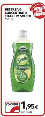 DETERSIVO CONCENTRATO TITANIUM SVELTO
