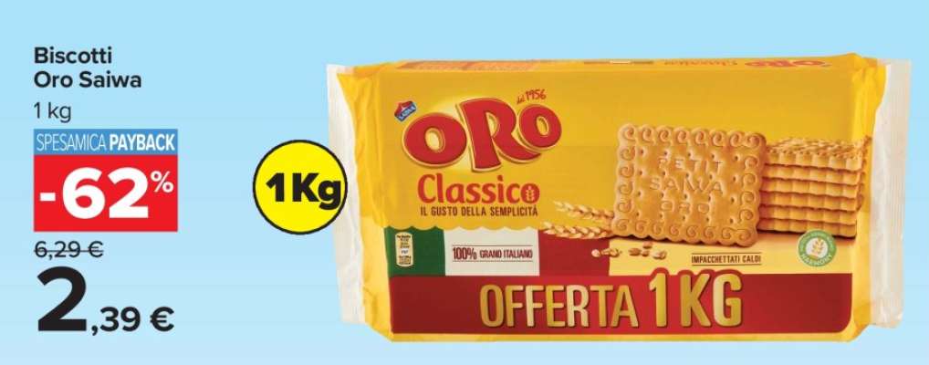 BISCOTTI ORO SAIWA