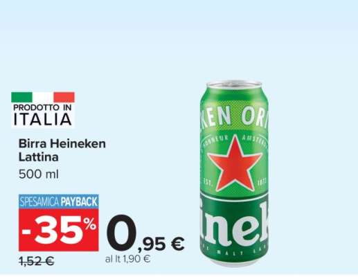 Birra Heineken Lattina