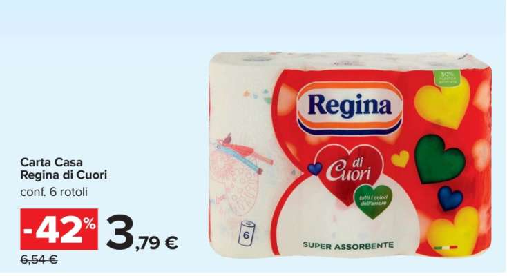 Carta Casa Regina di Cuori