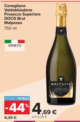 Conegliano Valdobbiadene Prosecco Superiore DOCG Brut Malpasso