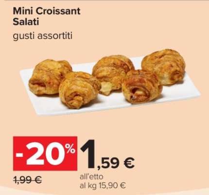 Mini Croissant Salati