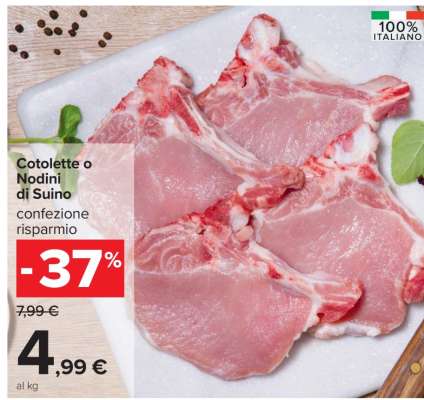 Cotolette o Nodini di Suino