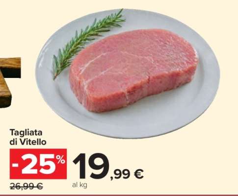 TAGLIATA DI VITELLO