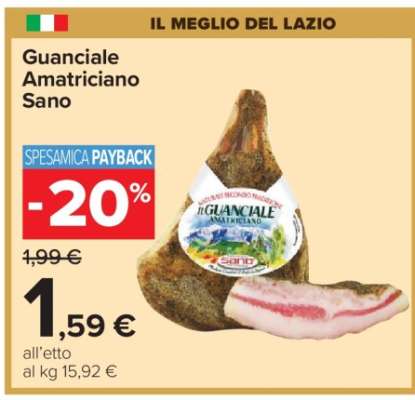 Guanciale amatriciano Sano