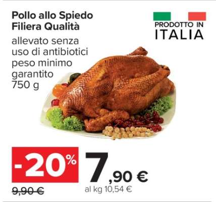 Pollo allo Spiedo Filiera Qualità
