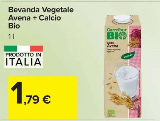 Bevanda Vegetale Avena + Calcio Bio