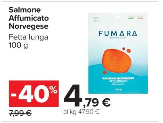 Salmone affumicato norvegese