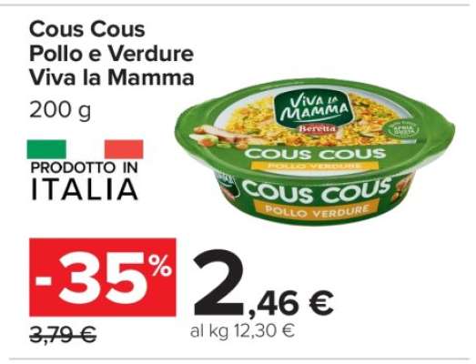 Cous Cous Pollo e Verdure Viva la Mamma