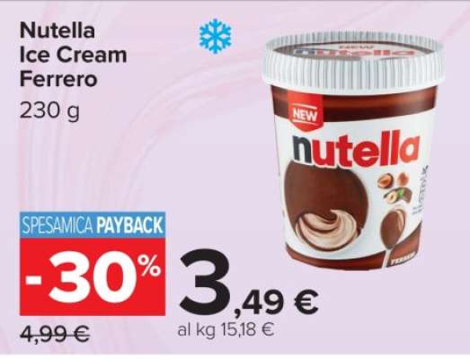 Nutella Ice Cream Ferrero