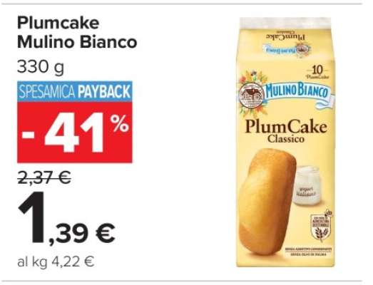 Plumcake Mulino Bianco
