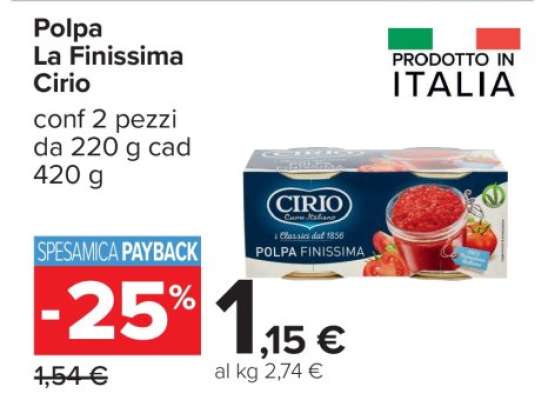 Polpa La Finissima Cirio