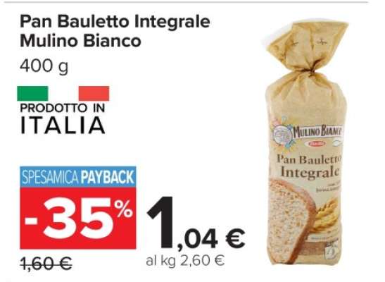 Pan Bauletto Integrale Mulino Bianco
