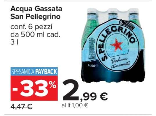 Acqua Gassata San Pellegrino