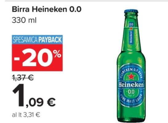 Birra Heineken 0.0