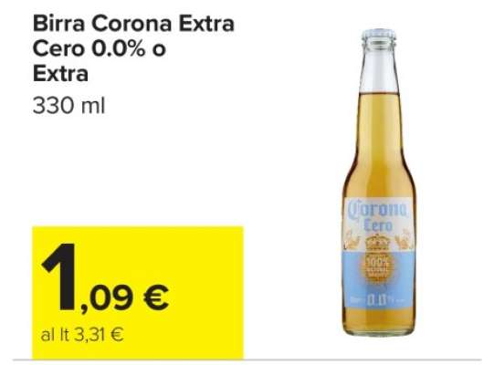 Birra Corona Extra Cero 0.0% o Extra
