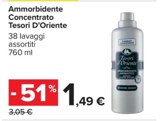 Ammorbidente Concentrato Tesori d’Oriente