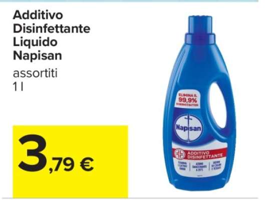 ADDITIVO DISINFETTANTE LIQUIDO NAPISAN