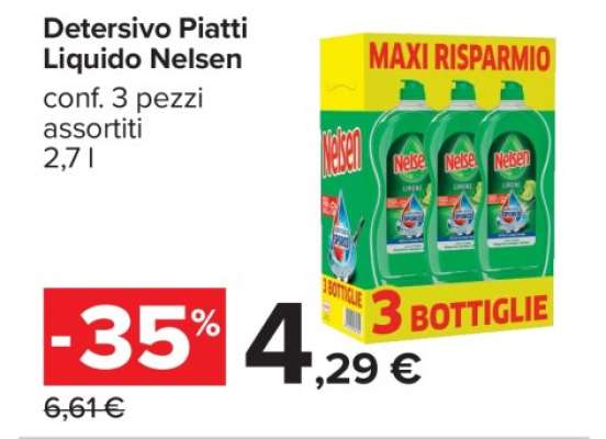Detersivo Piatti Liquido Nelsen
