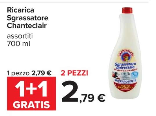 Ricarica Sgrassatore Chanteclair