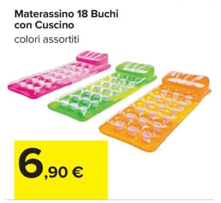 Materassino 18 Buchi con Cuscino