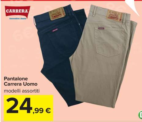 Pantalone Carrera Uomo