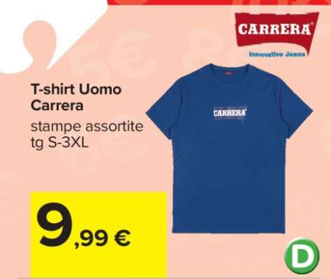 T-SHIRT UOMO CARRERA