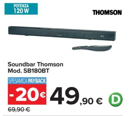Soundbar Thomson Mod. SB180BT