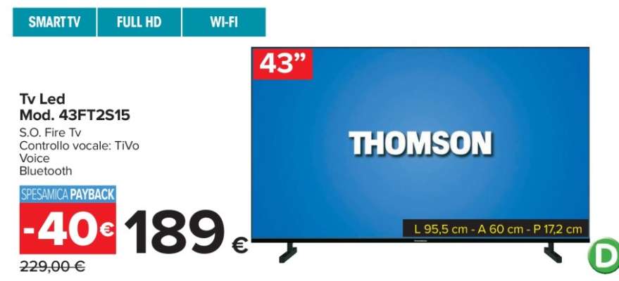 Tv Led Mod. 43FT2515