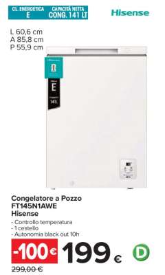 Congelatore a Pozzo FT145N1AWE