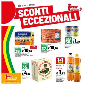Volantino Iper, La grande i - 12/6/2026 - 21/6/2026.