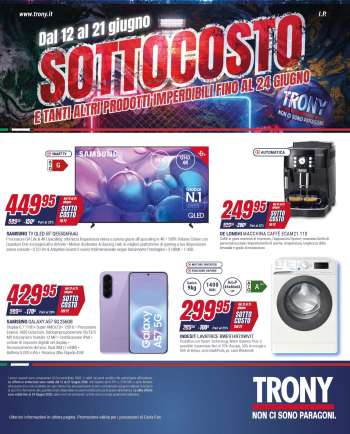 Volantino Trony - 12/6/2026 - 24/6/2026.