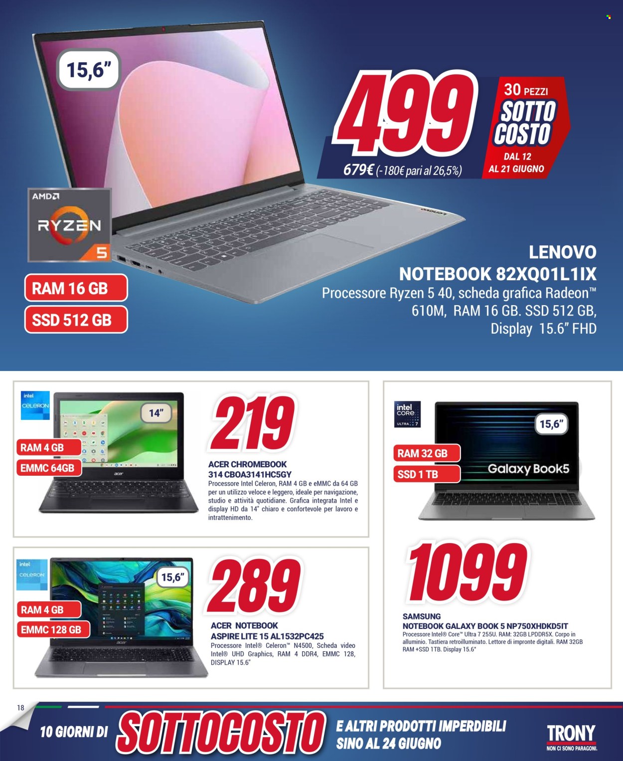 Volantino Trony - 12/6/2026 - 24/6/2026. Pagina 18