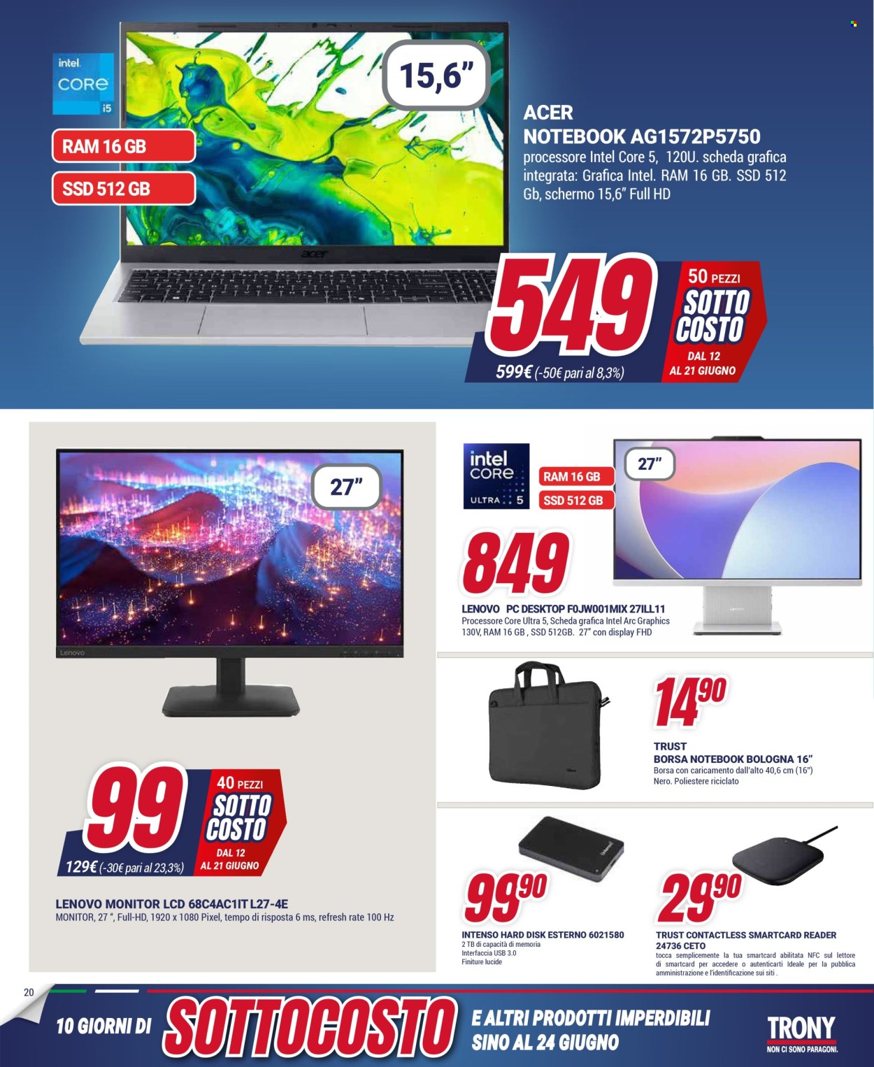 Volantino Trony - 12/6/2026 - 24/6/2026. Pagina 20