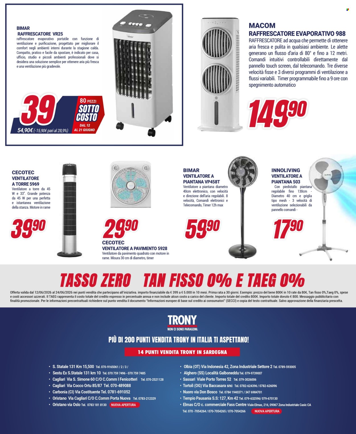 Volantino Trony - 12/6/2026 - 24/6/2026. Pagina 35