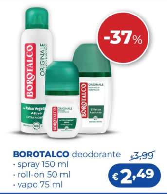 BOROTALCO Deodorante