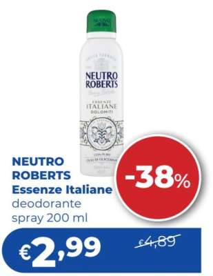 NEUTRO ROBERTS Essenze Italiane deodorante spray 200 ml