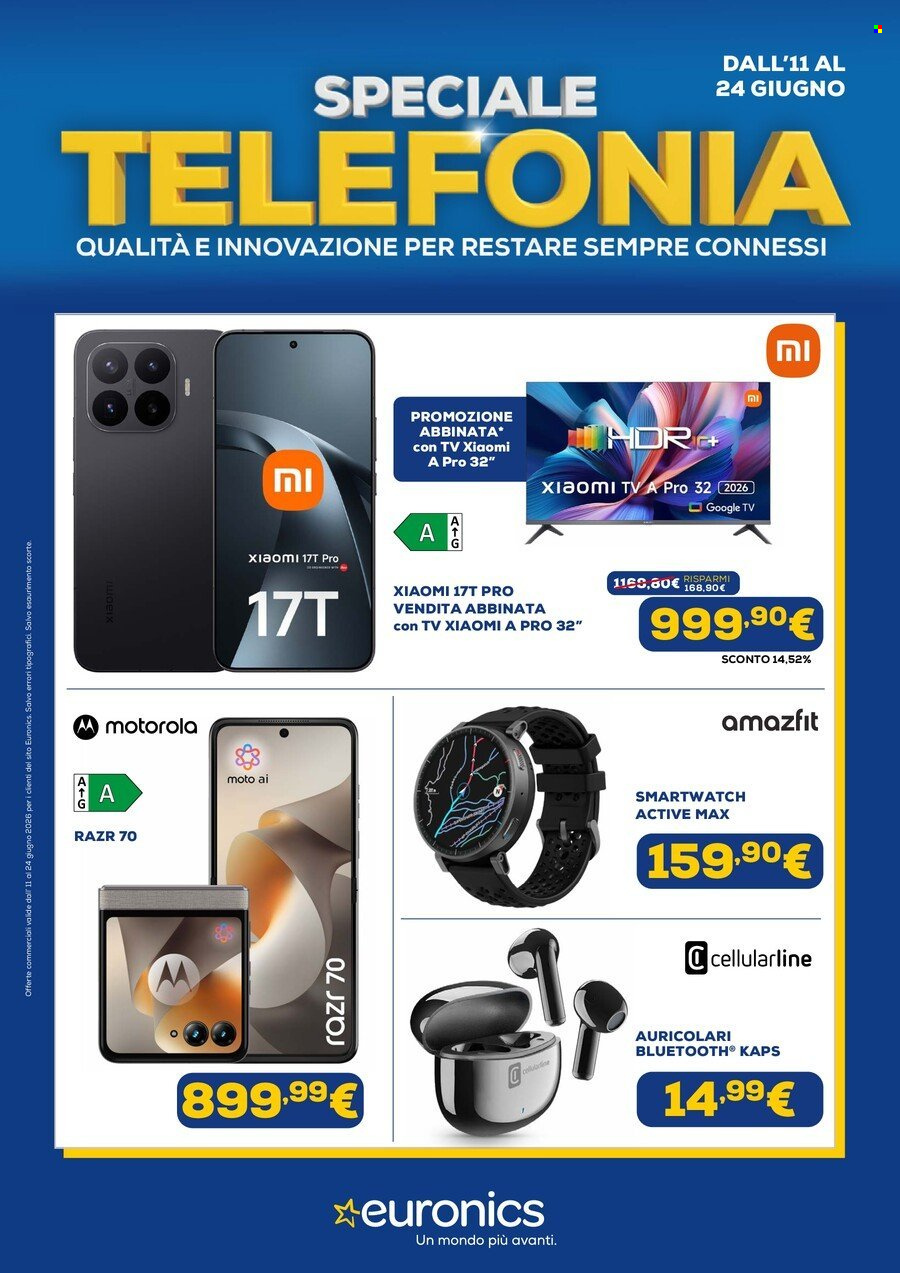 Leták Euronics - 11.6.2026 - 24.6.2026. Strana 1
