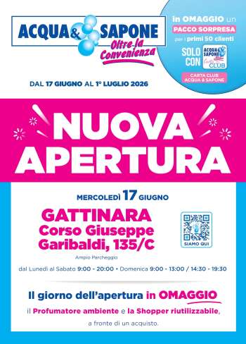 Volantino Acqua & Sapone - 17/6/2026 - 1/7/2026.