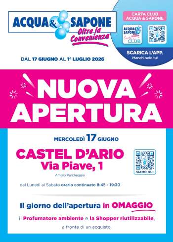 Volantino Acqua & Sapone - 17/6/2026 - 1/7/2026.