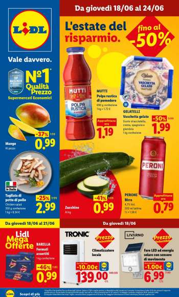 Volantino Lidl - 18/6/2026 - 24/6/2026.