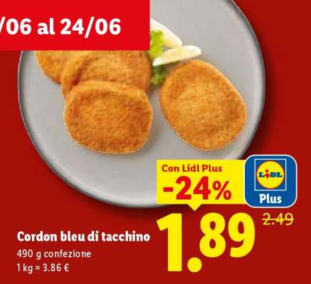 Cordon Bleu di tacchino