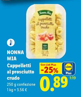 Nonna Mia Cappelletti al prosciutto crudo