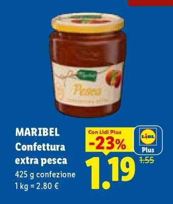 MARIBEL Confettura extra pesca