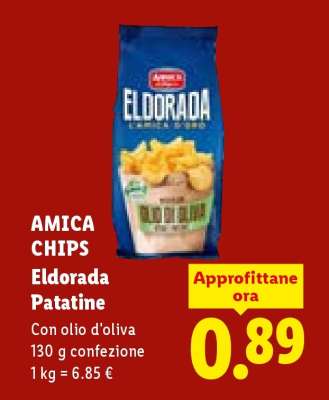 AMICA CHIPS Eldorada Patatine