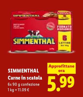Simmenthal Carne in scatola